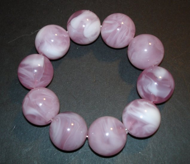 Pink Lemonade Creme Beaded