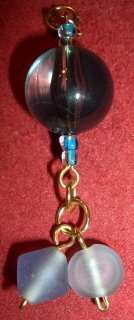 Blue Ball Dangle Pendant