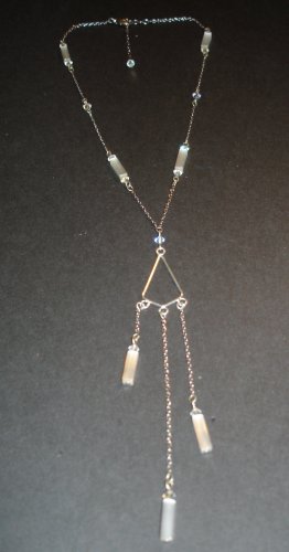 Silver & Light Purple Fusion Necklace