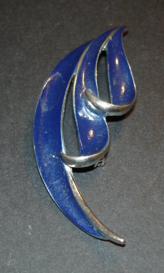 Blue Streams Brooch