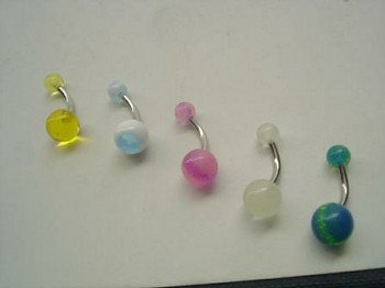 5 Belly Rings