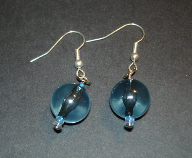 Blue Balls Earrings