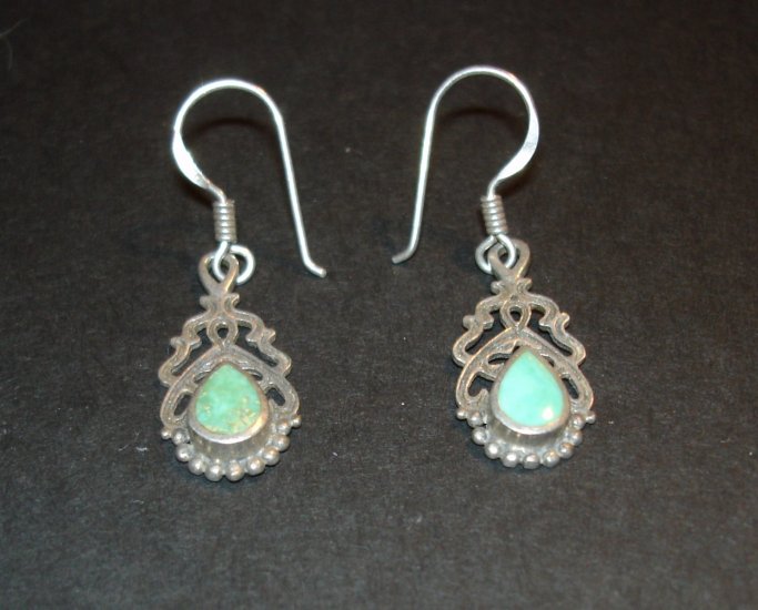 Silver Turquoise Earrings