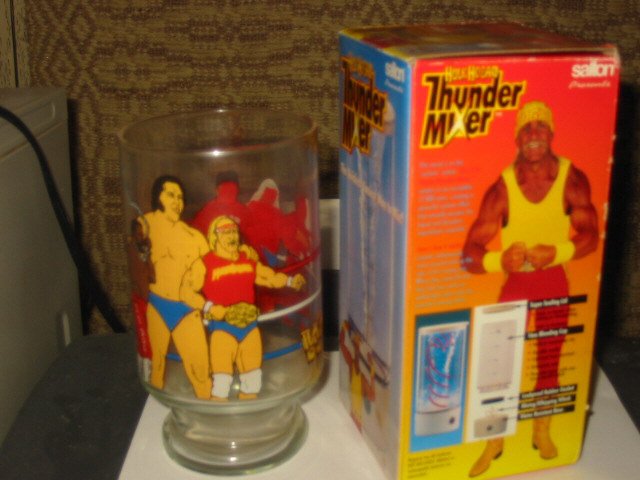 Hulk Hogan Thunder Mixer and Glass
