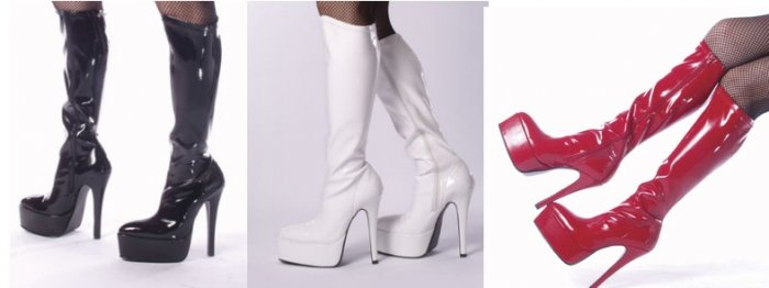 "Revenge" - Women's Platform Pointed Toe Knee High Boots