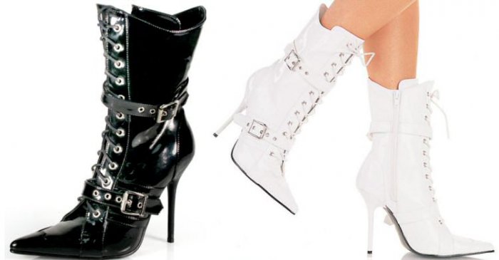 Milan - Women's Ankle Boot with Lace Up Front and Buckles