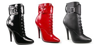 Domina - Women's Ankle Boot and Interchangeable Ankle Wrap