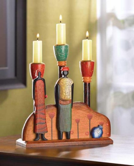 AFRICAN CANDLEHOLDER--Item #: 34294