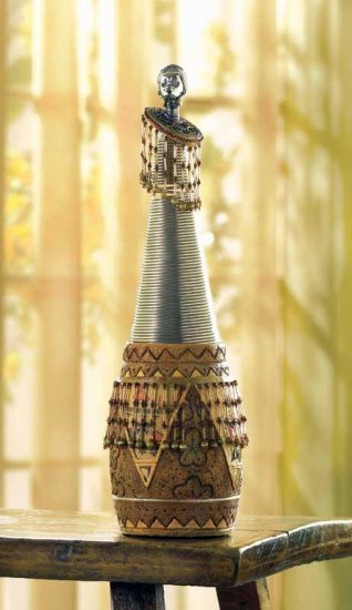 ELECTROPLATED SPRING MASAI POT---Item #: 37916