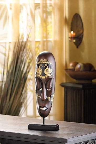 SMALL TRIBAL MASK--Item #: 39090