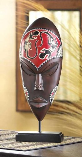 LIZARD TRIBAL MASK---Item #: 39091