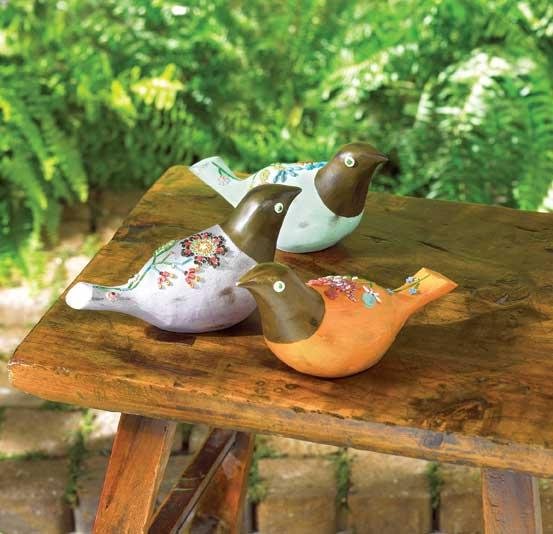 FOLK ART BIRD FAMILY---Item #: 37764