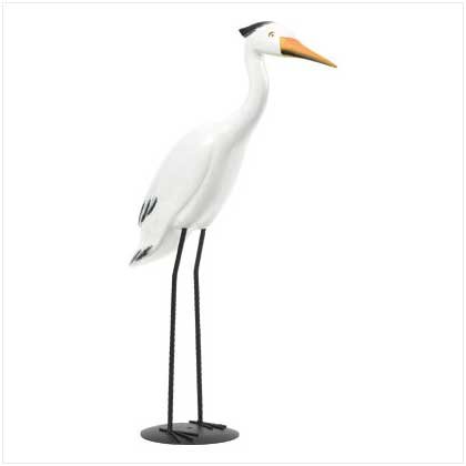 STANDING EGRET FIGURINE---Item #: 37869