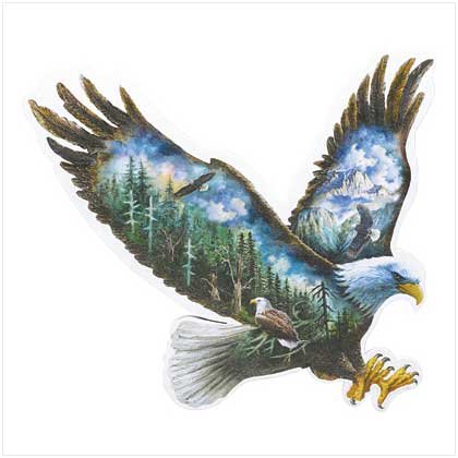 SOARING EAGLE SCENIC PLAQUE---Item #: 38962
