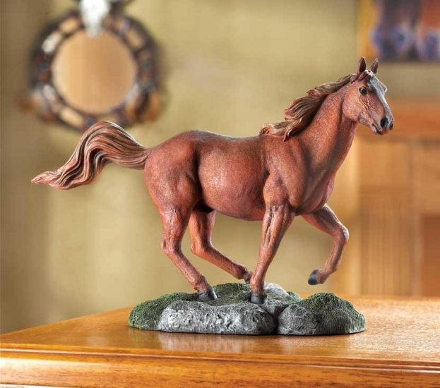 RUNNING HORSE FIGURINE---Item #: 36988