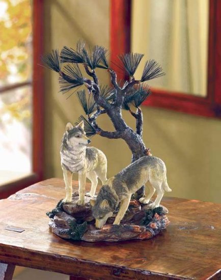 TIMBER WOLVES FIGURE---Item #: 37976