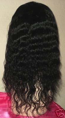 Indian Remy Deep Wavy Full Lace Wig