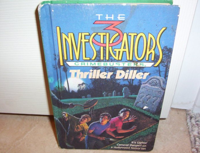 1989 The 3 Investigators Crimebusters Thriller Diller book J.F.B.