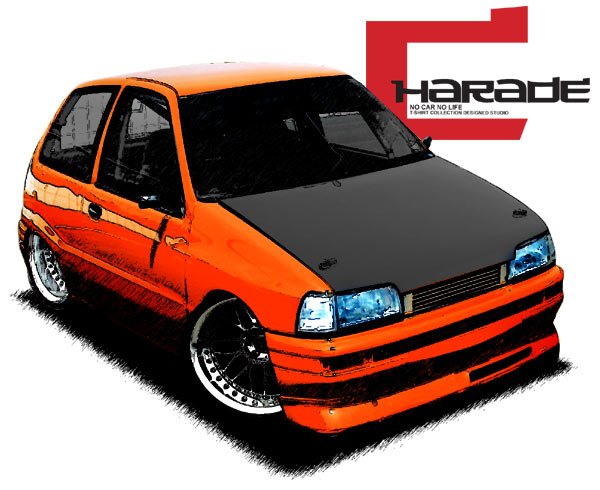 Daihatsu charade draw Car Tees