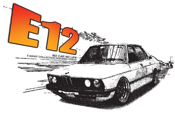 BMW E12 Classic Car Tees