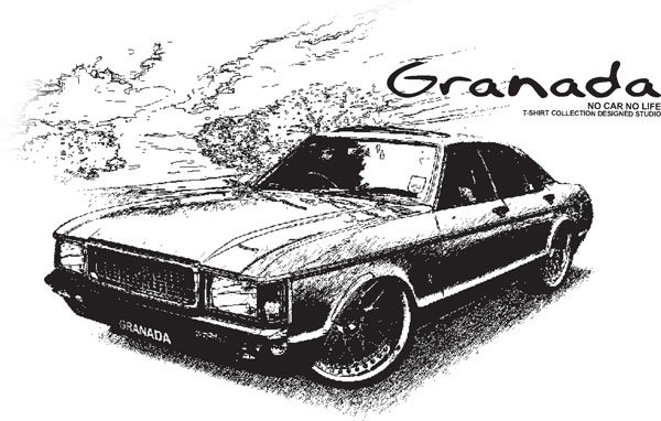 Ford granada Classic Car Tees
