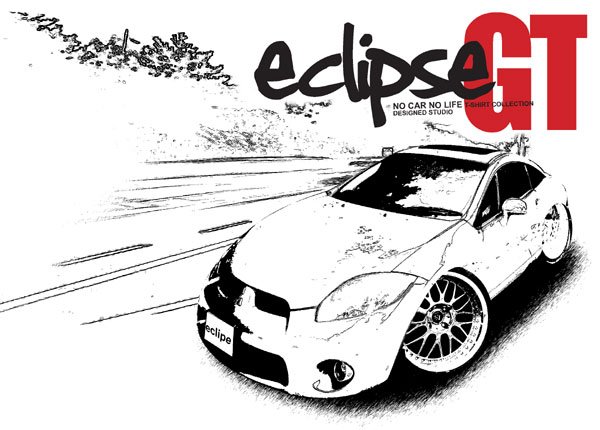 Mitsubishi Eclipse GT 2 Car Tees