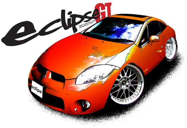 Mitsubishi Eclipse GT Car Tees