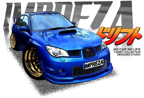 SUBARU IMPREZA 2007 Car Tees