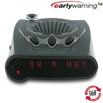 EARLY WARNINGâ„¢ SAFETY RADAR LASER DETECTOR
