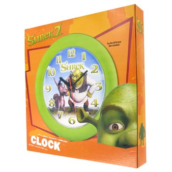 DREAMWORKS LLC SHREK AND DONKEY CLOCK