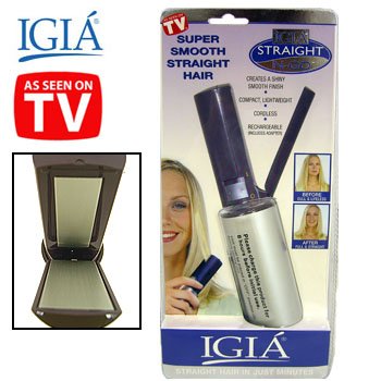 IGIA PORTABLE/CORDLESS HAIR STRAIGHTENER