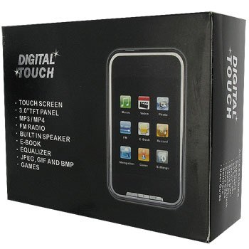 VIRTUAL TOUCH DIGITAL TOUCH SCREEN PERSONAL MEDIA PLAYER