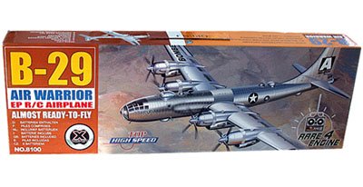 AIR WARRIOR 4-ENGINE RADIO CONTROL SUPER FORTRESS B-29 BOMBER