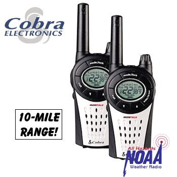 COBRA 10-MILE GMRS 2-WAY RADIO