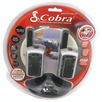 COBRA 17 MILE GMRS/FRS 2-WAY RADIO