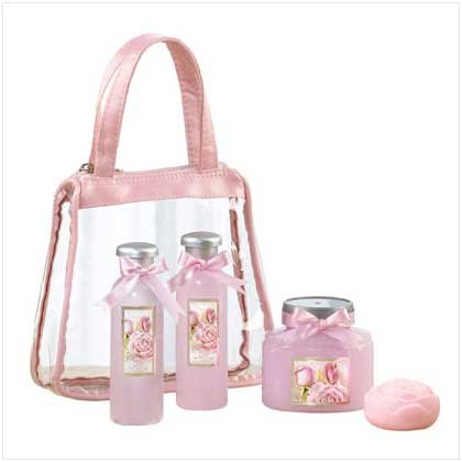ROSE SCENTED BATH SET