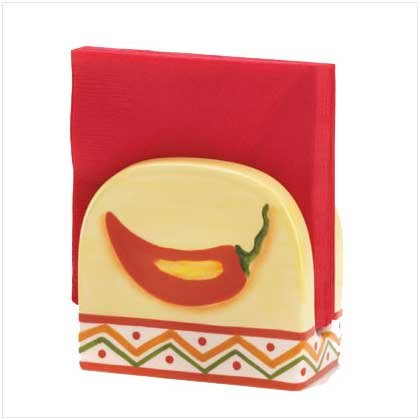 CHILI PEPPER NAPKIN HOLDER