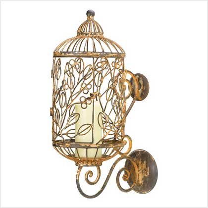 BIRDCAGE CANDLEHOLDER