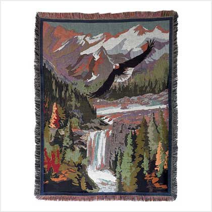 SOARING EAGLE TAPESTRY THROW