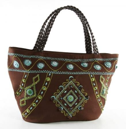 Tangier - Choco Brown Tote Bag