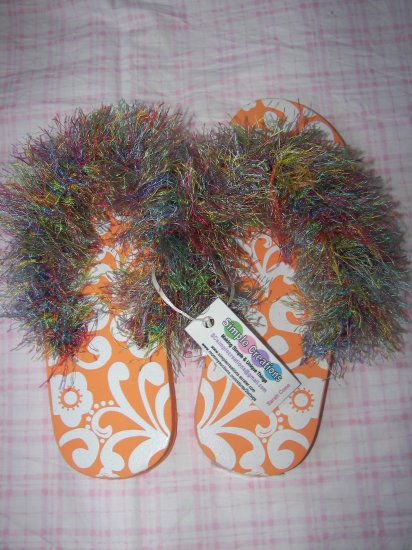 A33- Children's Fun Flip-Flops Lg.