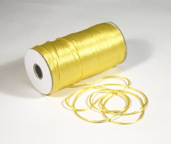 1/8" Canary Satin Rat Tail Cord - 200 yds