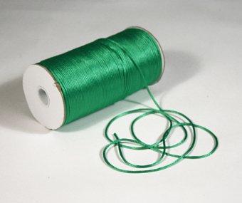 1/8" Emerald Satin Rat Tail Cord - 200 yds