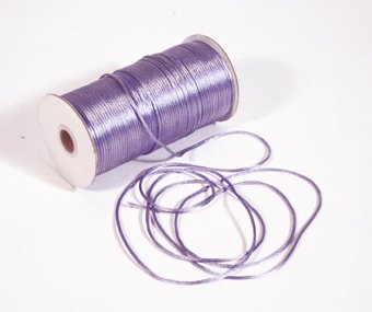 1/8" Lavender Satin Rat Tail Cord - 200 yds
