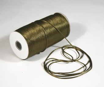 1/8" Olive Satin Rat Tail Cord - 200 yds