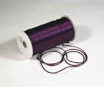 1/8" Plum Satin Rat Tail Cord - 200 yds