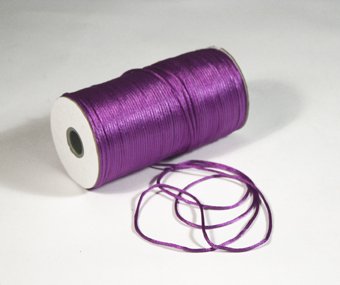 1/8" Purple Satin Rat Tail Cord - 200 yds