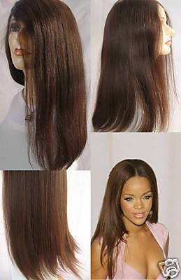 100% REMI INDIAN FULL LACE WIGS, LIGHT YAKI #1B, #2 12 INCHES