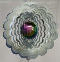 Silver Zinc Gazingball