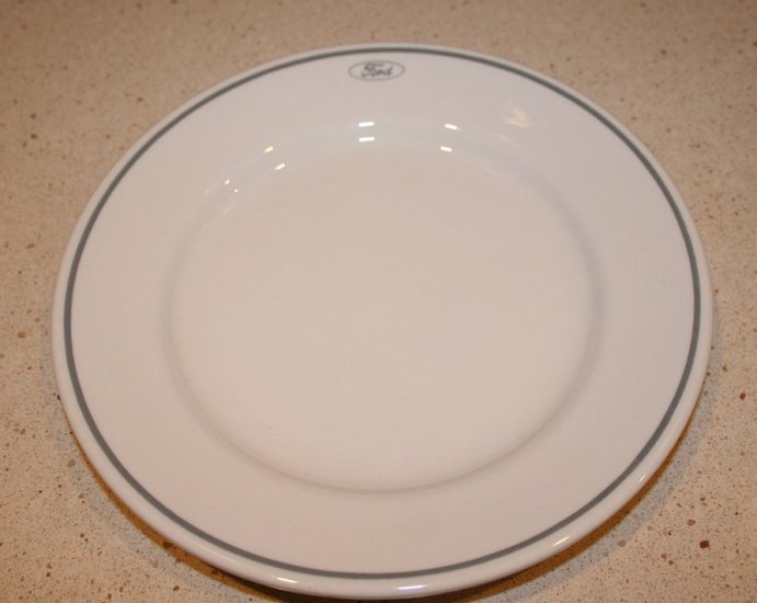 FORD MOTOR CO Dinner Plate Vintage Buffalo China